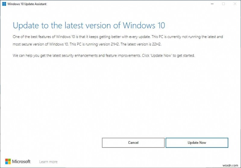 업데이트 도우미 도구로 Windows 10 22H2 다운로드하고 설치하는 완벽 가이드