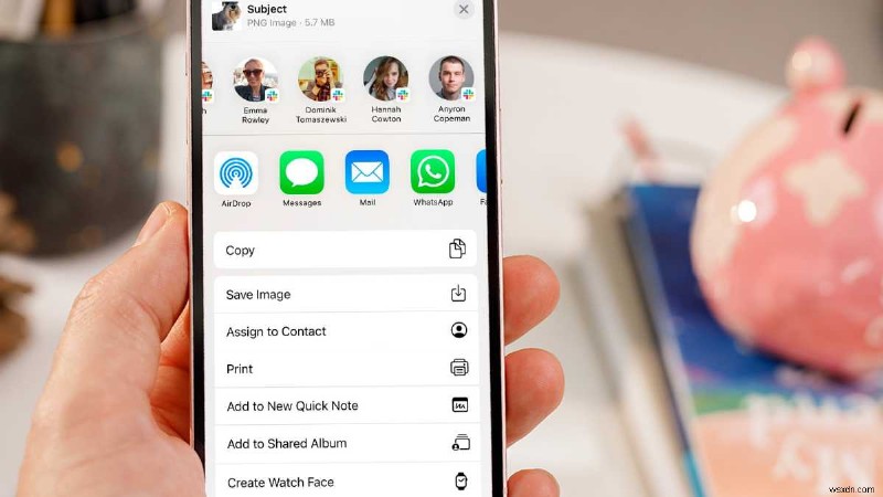 iOS 16의 신기한 사진 컷아웃 기능, 배경에서 피사체 추출 사용법