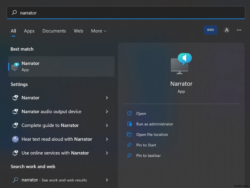 Windows 11 내장 스크린 리더 내레이터 사용법 완벽 가이드