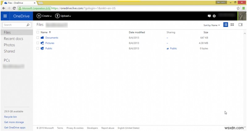 Windows 8.1에서 OneDrive를 네트워크 드라이브로 매핑하는 방법