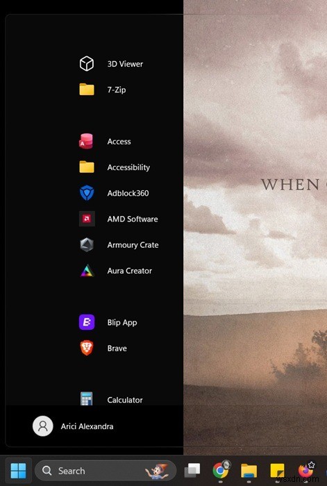 Windows 11 시작 메뉴 줄이기, 컴팩트한 화면을 위한 단계별 가이드