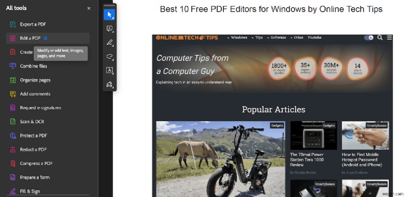 Windows용 최고의 무료 PDF 편집기 10선 – 문서 편집부터 서명까지 완벽 가이드