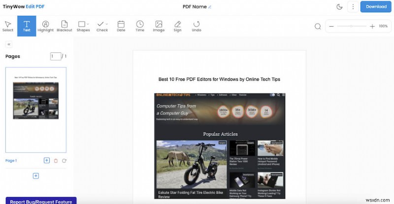 Windows용 최고의 무료 PDF 편집기 10선 – 문서 편집부터 서명까지 완벽 가이드