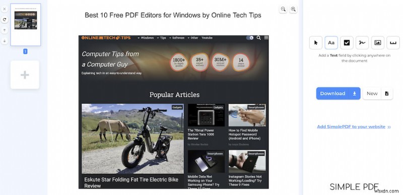 Windows용 최고의 무료 PDF 편집기 10선 – 문서 편집부터 서명까지 완벽 가이드