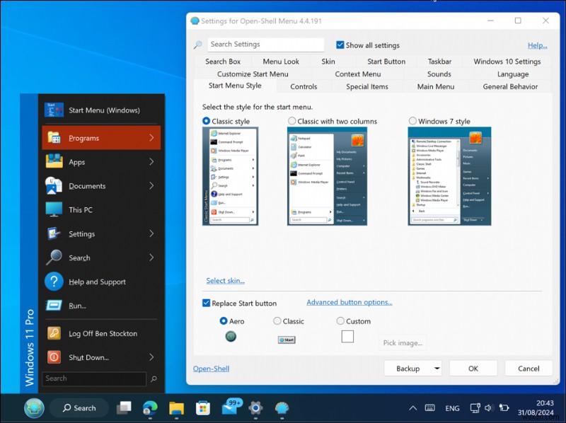Windows 11 시작 메뉴 대안 프로그램 BEST 5, 클래식 시작 메뉴를 되찾는 방법