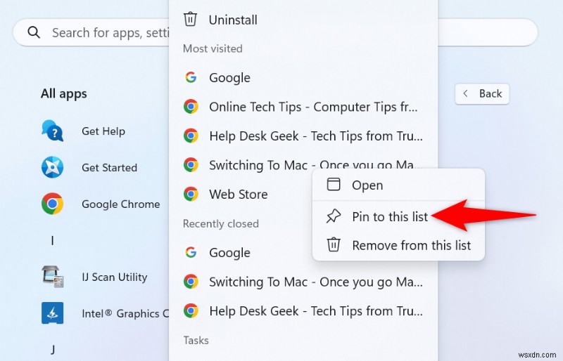 Windows 11 점프 목록 완벽 활용 가이드: 표시 항목 자유롭게 사용자 지정하기
