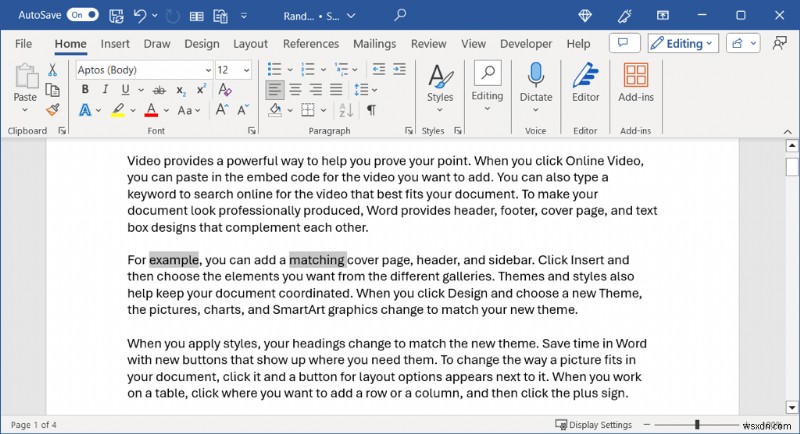 MS Word 텍스트 선택 완벽 가이드: 전체 선택부터 원하는 구간까지 한 번에