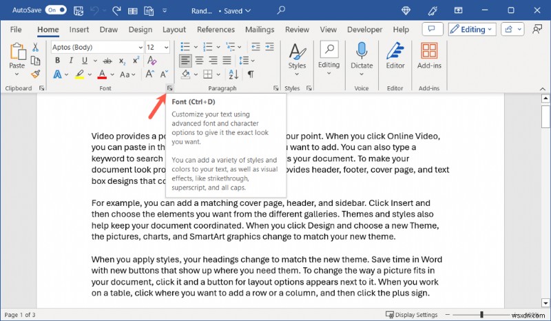 더 선명한 인쇄 결과를 위한 Microsoft Word 마침표 크기 키우는 방법