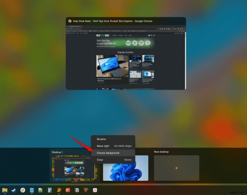 Windows 11에서 가상 데스크톱마다 다른 배경화면 설정하는 방법 (단계별 가이드)