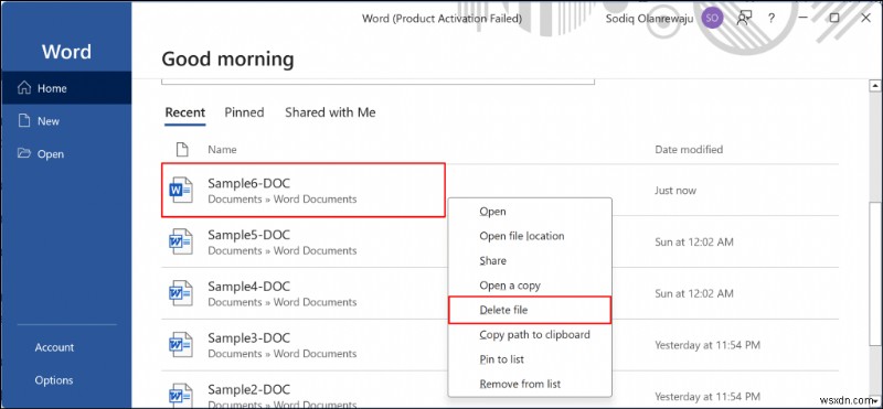 PC에서 Microsoft Word 문서 삭제하는 방법: 단계별 완벽 가이드