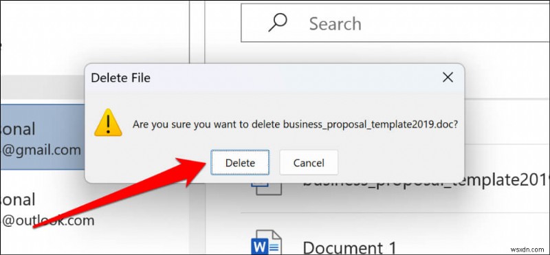 PC에서 Microsoft Word 문서 삭제하는 방법: 단계별 완벽 가이드