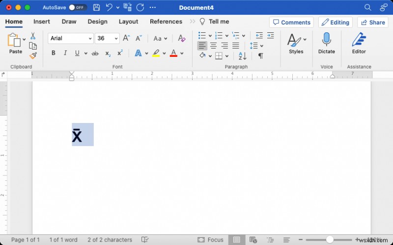 워드에서 X바(X̄) 기호 입력하는 법: Windows와 Mac 간단 가이드
