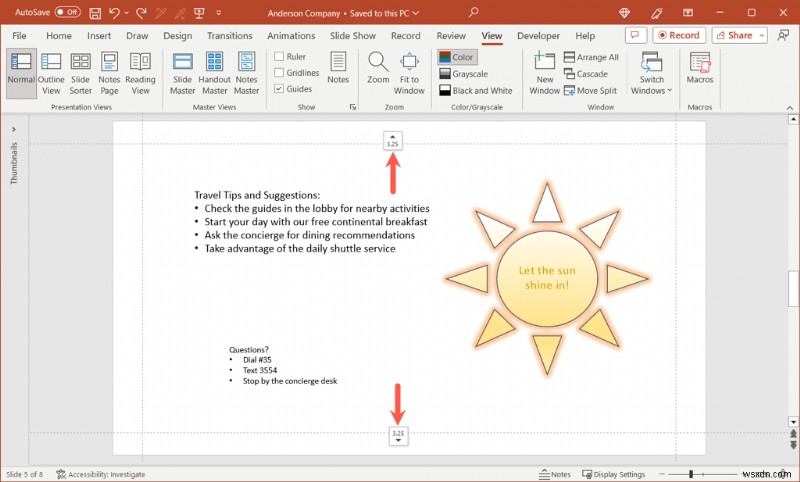 파워포인트(PowerPoint)에서 슬라이드·텍스트 여백과 크기 조절로 더 전문적인 프레젠테이션 만들기