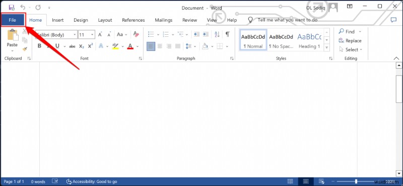 Windows에서 Word 문서 생성일 및 수정일 확인하는 방법