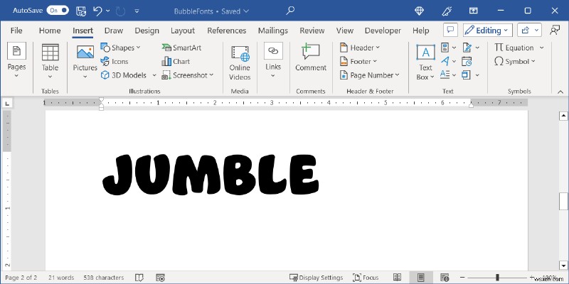Microsoft Word에서 귀여운 풍선 글자 만들기: 초보자도 따라 하는 단계별 가이드
