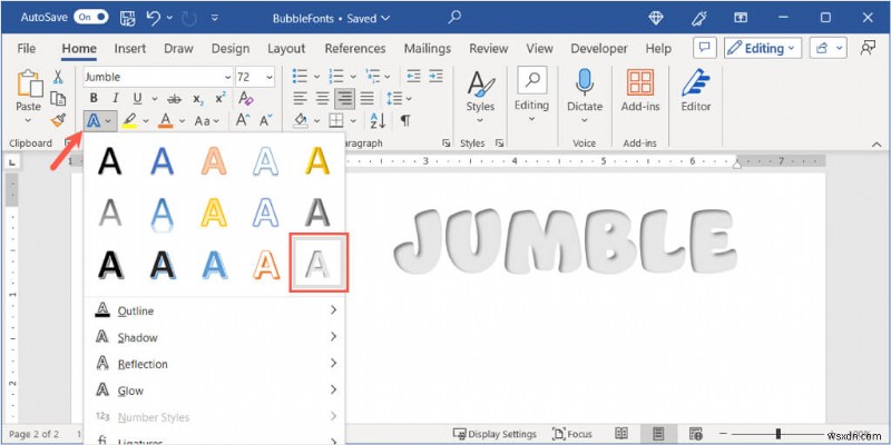 Microsoft Word에서 귀여운 풍선 글자 만들기: 초보자도 따라 하는 단계별 가이드