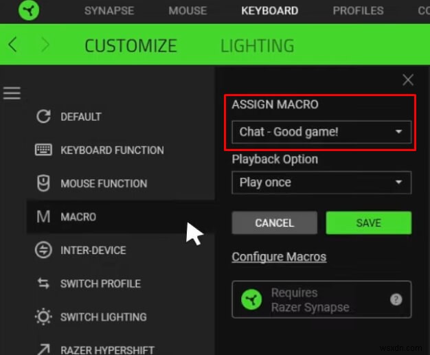 Razer Synapse에서 매크로 생성, 할당, 삭제하는 방법 – 단계별 완벽 가이드