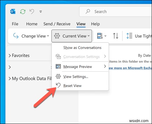 Outlook 받은 편지함 레이아웃 복원 방법: 예기치 않은 보기 변경 문제 빠르게 해결하기