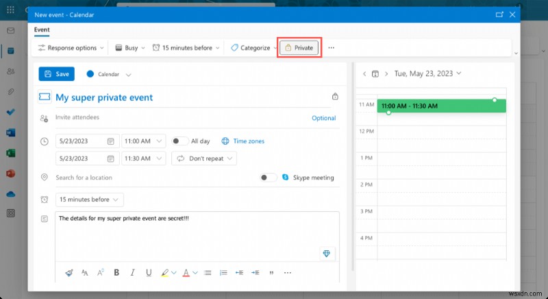 Outlook 일정에서 개인 약속 비공개로 설정하기: 단계별 완벽 가이드