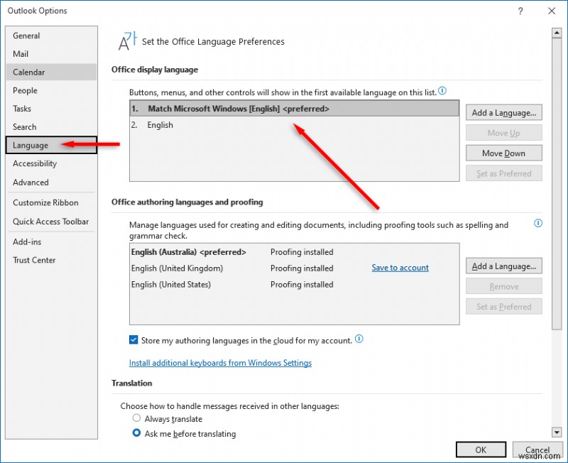 Microsoft Outlook 시간대 및 언어 설정, 플랫폼별로 쉽게 변경하는 방법