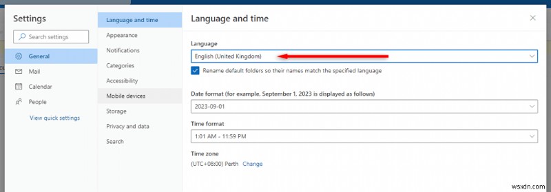 Microsoft Outlook 시간대 및 언어 설정, 플랫폼별로 쉽게 변경하는 방법