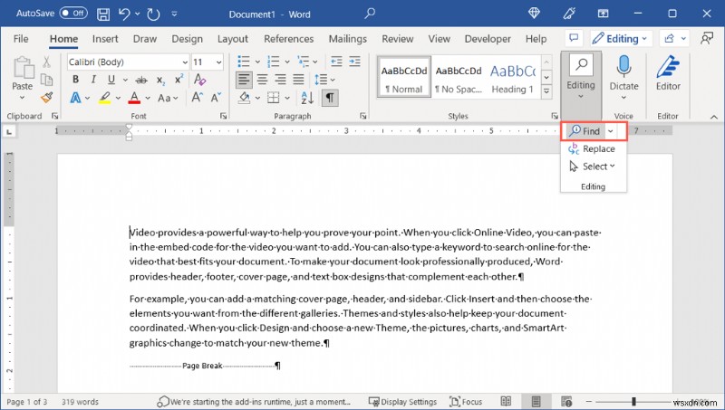 Windows, Mac, 웹 버전 Microsoft Word에서 페이지 나누기 쉽게 삭제하는 방법