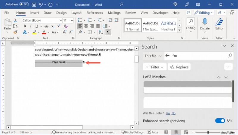 Windows, Mac, 웹 버전 Microsoft Word에서 페이지 나누기 쉽게 삭제하는 방법