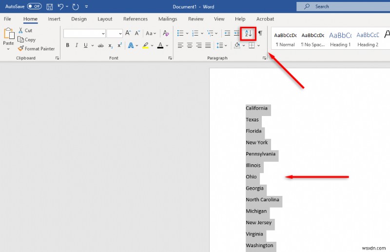 Microsoft Word에서 목록을 알파벳 순으로 정렬하는 쉬운 방법 – Windows, Mac, 웹 완벽 가이드