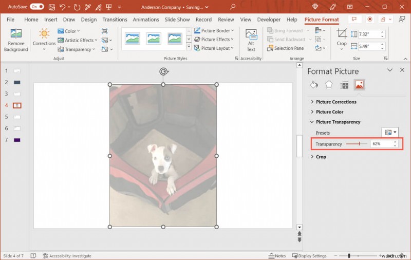 파워포인트에서 이미지와 슬라이드 배경을 쉽게 투명하게 만드는 방법