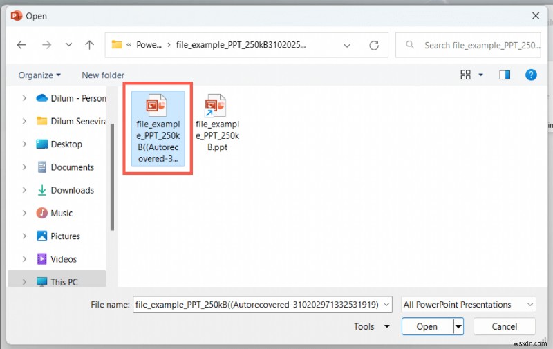 저장되지 않은 PowerPoint 파일 즉시 복원하기: AutoRecover 완벽 가이드