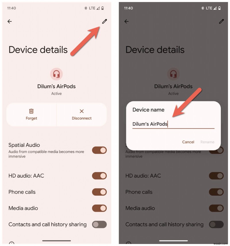 Windows, Android, iOS, macOS에서 블루투스 기기 이름 변경하기: 단계별 완벽 가이드