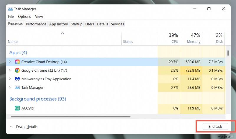 Adobe CEF Helper 높은 CPU 사용량 해결법 — Windows 10/11 빠른 수정 가이드