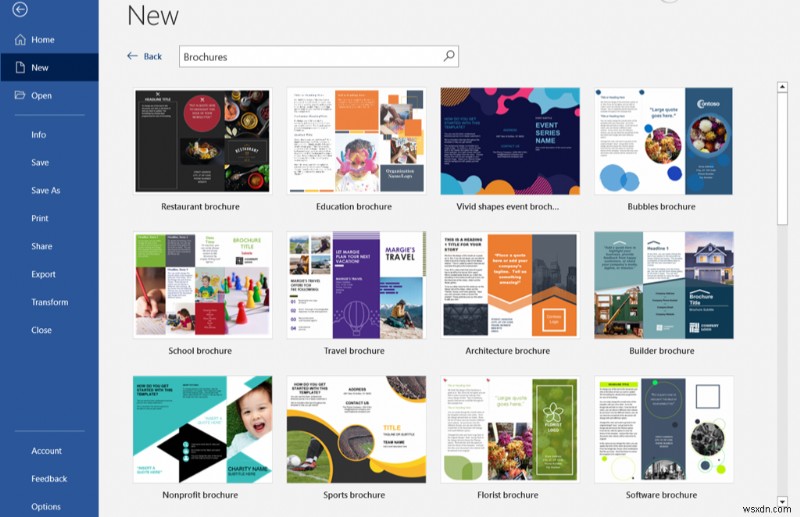 Microsoft Word 템플릿으로 멋진 브로셔 빠르게 만드는 방법