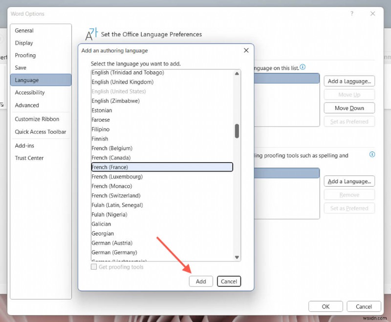 Microsoft Word 언어 설정 변경 방법(데스크톱 및 온라인)