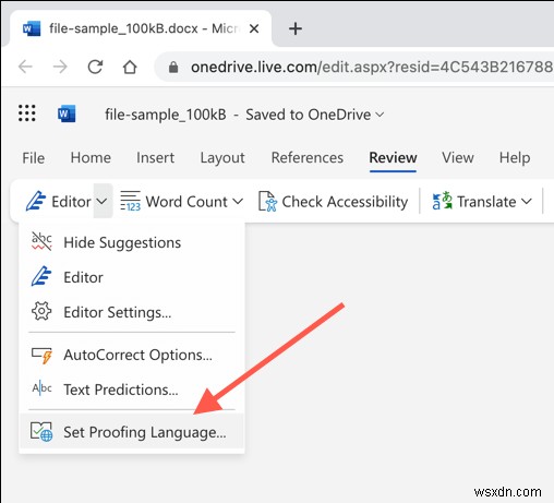Microsoft Word 언어 설정 변경 방법(데스크톱 및 온라인)