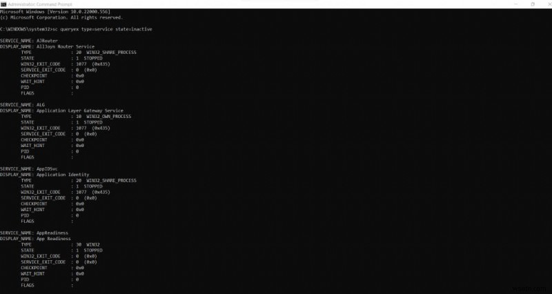 PowerShell과 명령 프롬프트로 Windows 서비스 목록 손쉽게 확인하는 방법