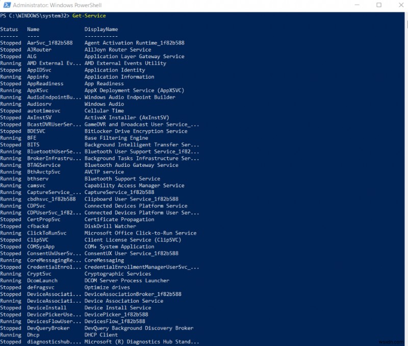 PowerShell과 명령 프롬프트로 Windows 서비스 목록 손쉽게 확인하는 방법