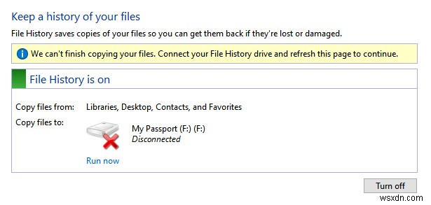 Windows 파일 기록 드라이브 연결 끊김 오류 해결: 빠른 복원 단계별 가이드