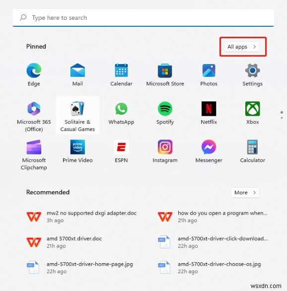 바탕화면 바로가기 없이 Windows 앱을 실행하는 5가지 간단한 방법