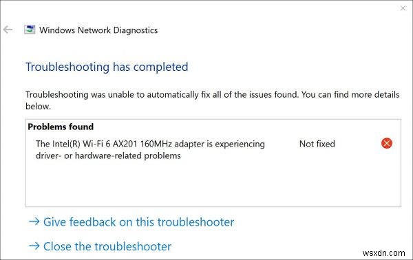Windows 11/10/8/7에서 Intel Wi-Fi 6 AX201 어댑터 오류를 해결하는 7가지 쉬운 방법