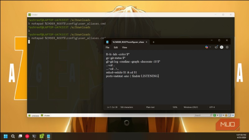 Windows Terminal이 이렇게 좋아졌는데도 Cmder를 버리지 못하는 이유