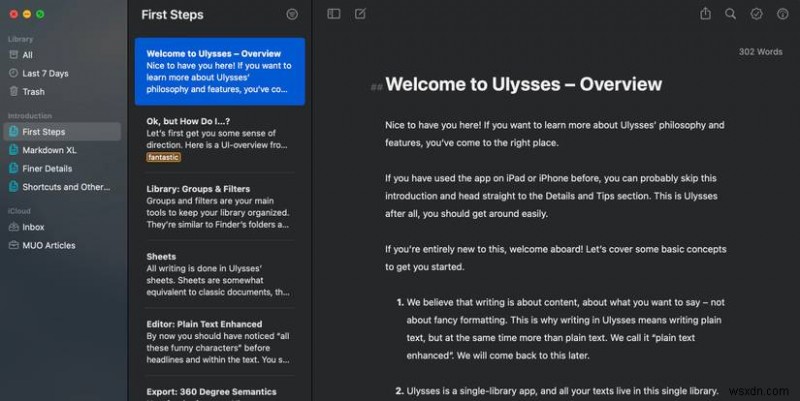 Ulysses가 macOS 최고의 글쓰기 앱으로 꼽히는 이유 7가지