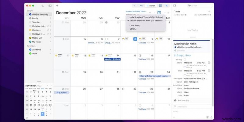 BusyCal이 최고의 Mac 캘린더 앱인 이유: 필수 기능 5가지
