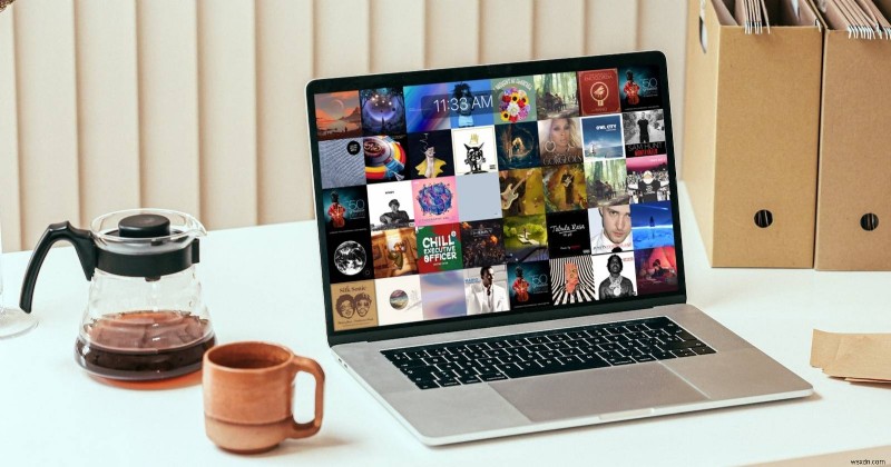 Mac 화면 보호기를 앨범 아트 뮤직 플레이어로 바꾸는 방법