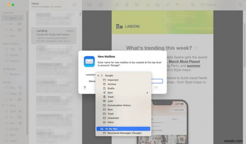 Apple Mail 완벽 활용법: Mac에서 메일함 생성, 이름 변경, 삭제하는 방법