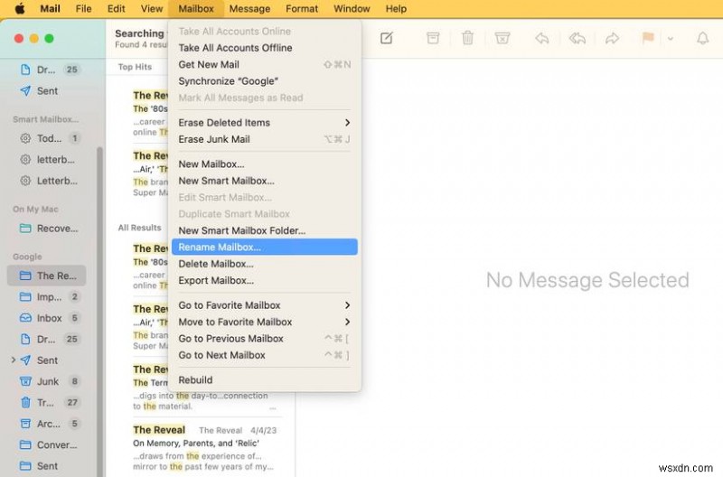 Apple Mail 완벽 활용법: Mac에서 메일함 생성, 이름 변경, 삭제하는 방법