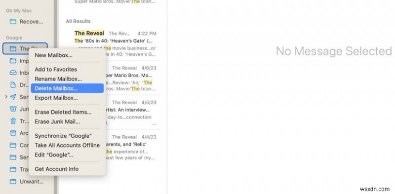 Apple Mail 완벽 활용법: Mac에서 메일함 생성, 이름 변경, 삭제하는 방법
