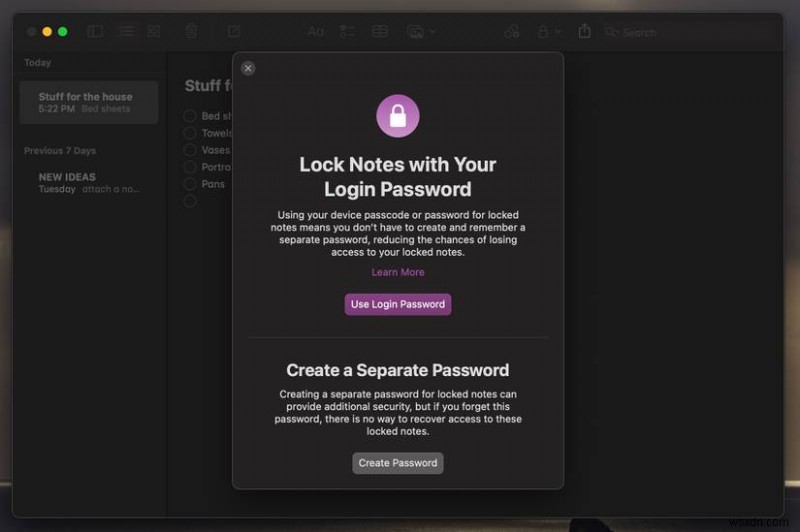 macOS 메모 앱 잠금 완벽 가이드: 비밀번호와 Touch ID로 개인 메모 보호하기