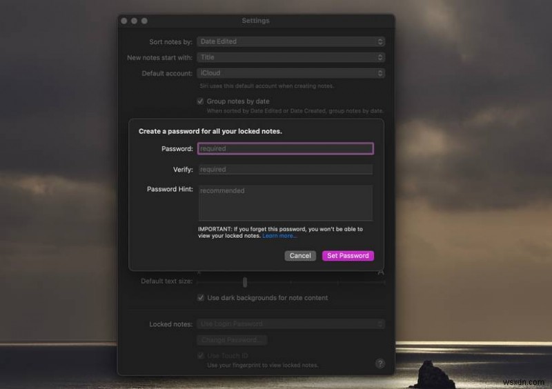macOS 메모 앱 잠금 완벽 가이드: 비밀번호와 Touch ID로 개인 메모 보호하기