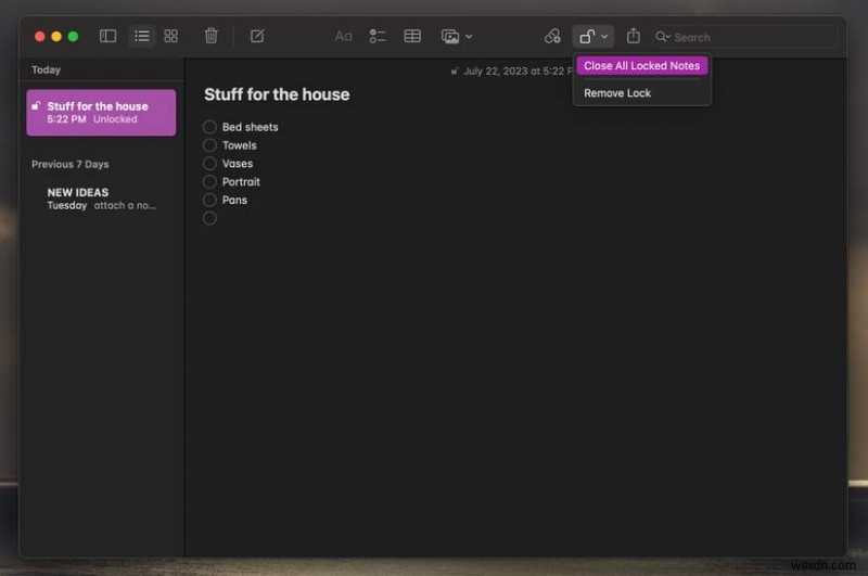 macOS 메모 앱 잠금 완벽 가이드: 비밀번호와 Touch ID로 개인 메모 보호하기